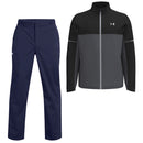 Under Armour Drive Rain Waterproof Suit - Black/Castlerock/Midnight Navy/Metallic Silver