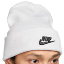 Nike Peak Beanie - White/Black