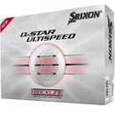 Srixon Q-Star Ultispeed Golf Balls - Trackline - 12 Pack
