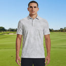 Under Armour ArmourDry Printed Polo Shirt - Halo Gray/White/Castlerock