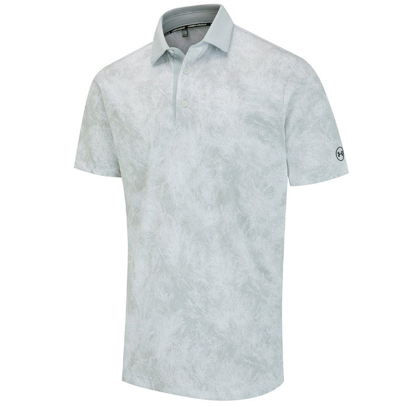 Under Armour ArmourDry Printed Polo Shirt - Halo Gray/White/Castlerock