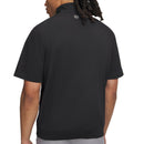 Under Armour Drive Wind Short Sleeve 1/2 Zip Top - Black/White