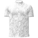 Under Armour ArmourDry Jacquard Polo Shirt - White/Halo Grey/Castlerock