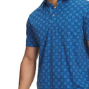 Under Armour ArmourDry Printed Polo Shirt - Aegean Blue/White/Midnight Navy