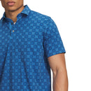 Under Armour ArmourDry Printed Polo Shirt - Aegean Blue/White/Midnight Navy