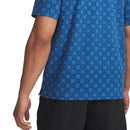 Under Armour ArmourDry Printed Polo Shirt - Aegean Blue/White/Midnight Navy