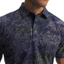 Under Armour ArmourDry Printed Polo Shirt - Midnight Navy/Downpour Grey/Midnight Navy