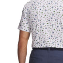 Under Armour ArmourDry Printed Polo Shirt - White/Blue Wind/Midnight Navy