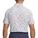 Under Armour ArmourDry Printed Polo Shirt - White/Blue Wind/Midnight Navy