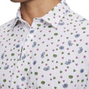 Under Armour ArmourDry Printed Polo Shirt - White/Blue Wind/Midnight Navy