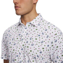 Under Armour ArmourDry Printed Polo Shirt - White/Blue Wind/Midnight Navy