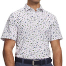 Under Armour ArmourDry Printed Polo Shirt - White/Blue Wind/Midnight Navy