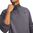 Under Armour Armour Fleece 1/4 Zip Pullover - Castlerock/Black