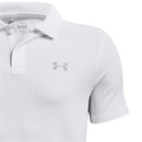 Under Armour Boys' Matchplay Polo Shirt - White/Pitch Gray/Mod Gray