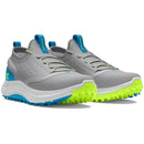 Under Armour Charged Phantom Spikeless Junior Shoes - Mod Gray/Capri/High Vis Yellow