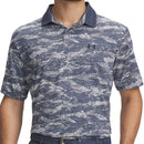 Under Armour Drive Chill Printed Polo Shirt - Downpour Grey/White/Midnight Navy