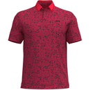 Under Armour Drive Chill Printed Polo Shirt - Racer Red/Black