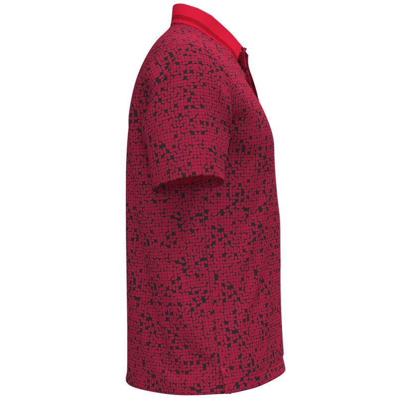 Under Armour Drive Chill Printed Polo Shirt - Racer Red/Black
