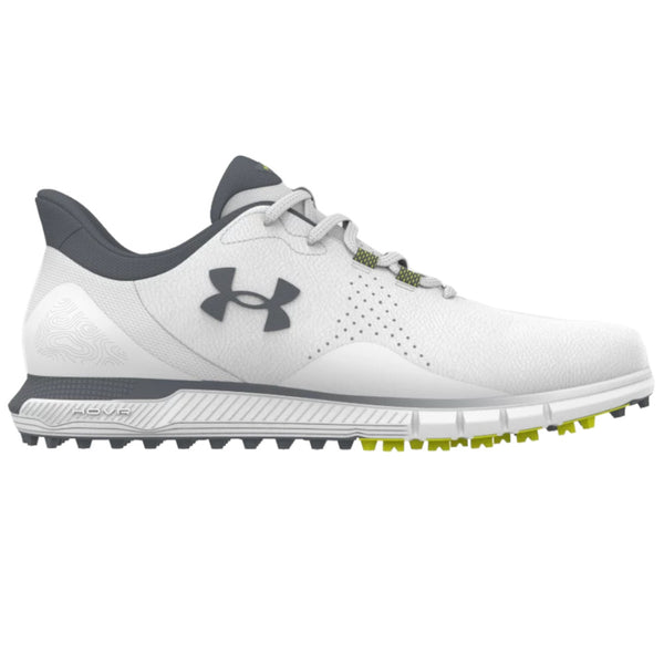 Under Armour Drive Fade Spikeless Waterproof Shoes - White/White/Titan Gray