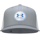 Under Armour Drive Mid Straight Cap - Steel/Blue Atlantis