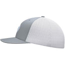 Under Armour Drive Mid Straight Cap - Steel/Blue Atlantis