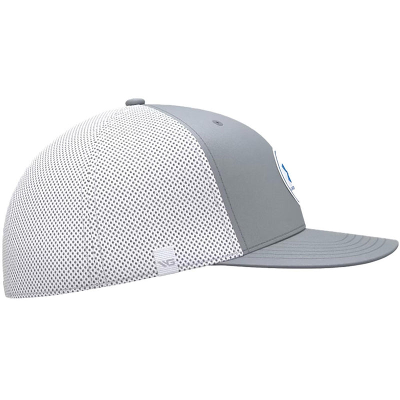 Under Armour Drive Mid Straight Cap - Steel/Blue Atlantis