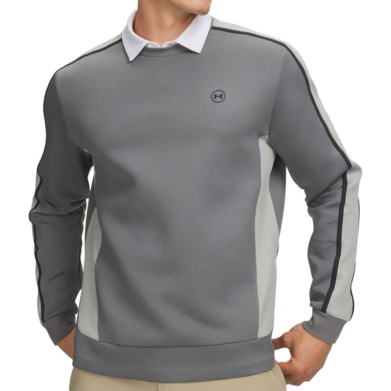 Under Armour Drive Midlayer Crew Pullover - Clay Green/Titanium/Anthracite