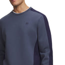 Under Armour Drive Midlayer Crew Pullover - Downpour Grey/Midnight Navy/Midnight Navy