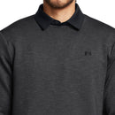 Under Armour Drive Midlayer Crewneck Pullover - Black/Anthracite