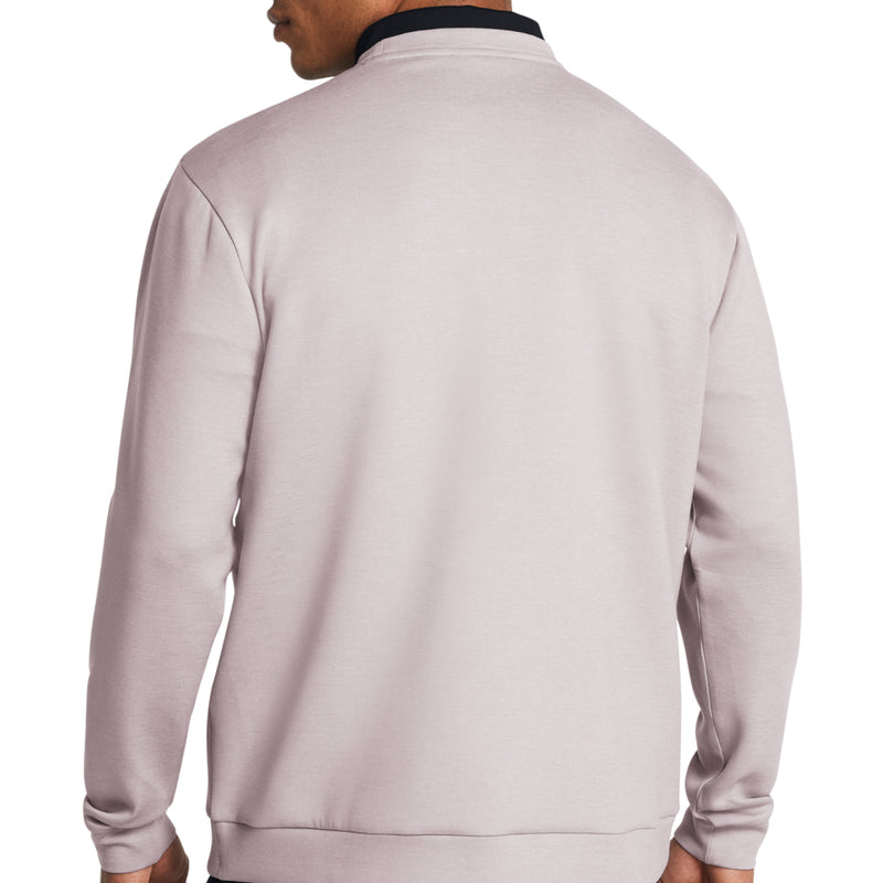 Under Armour Drive Midlayer Crewneck Pullover - Tetra Gray/Gray Matter