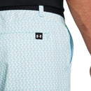 Under Armour Drive Printed Taper Shorts - White/Sky Blue/Halo Gray