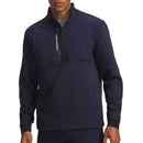 Under Armour Drive Pro Hybrid 1/2 Zip Pullover - Midnight Navy/White