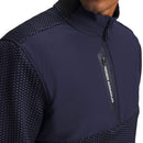 Under Armour Drive Pro Hybrid 1/2 Zip Pullover - Midnight Navy/White