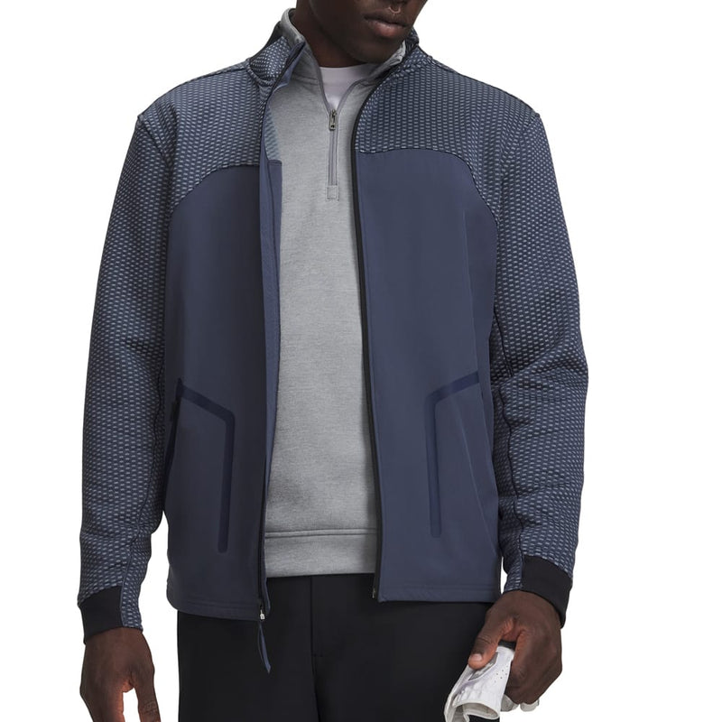 Under Armour Drive Pro Hybrid Full-Zip Jacket - Downpour Grey/White