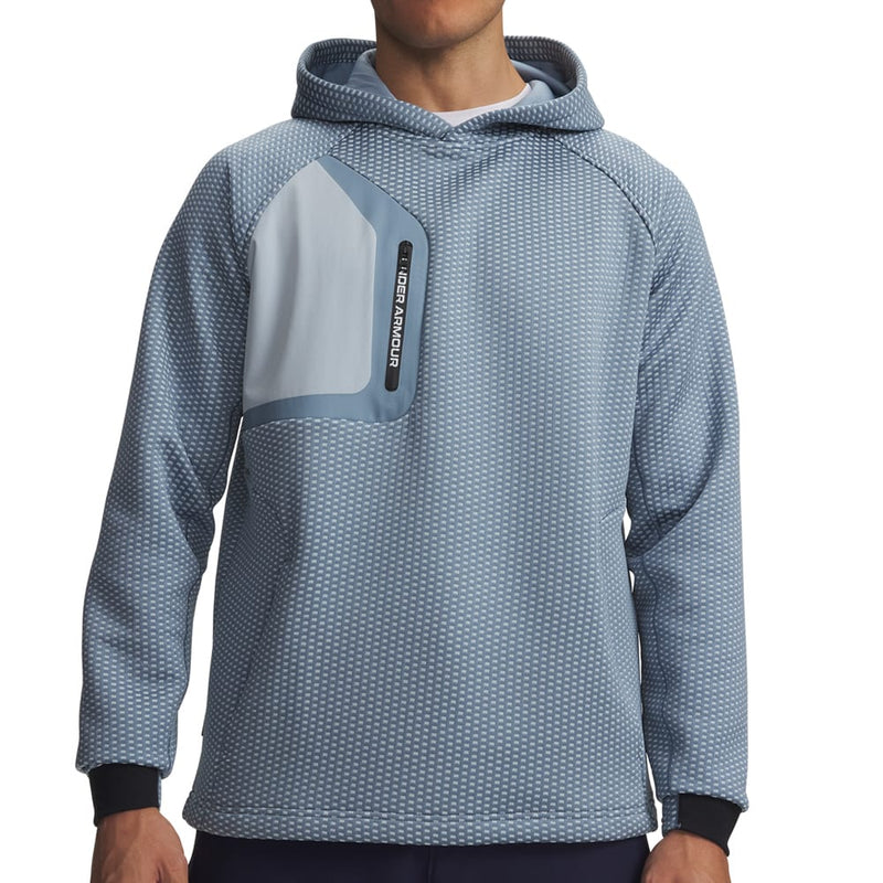 Under Armour Drive Pro Hybrid Hoodie - Blue Wind/White