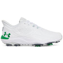 Under Armour Drive Pro Ltd Edition Waterproof Spiked Shoes - White/Team Kelly Green