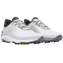 Under Armour Drive Pro Spiked Waterproof Shoes - White/White/Metallic Gun M
