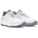 Under Armour Drive Pro Spikeless Waterproof Shoes - White/White/Metallic Gun M