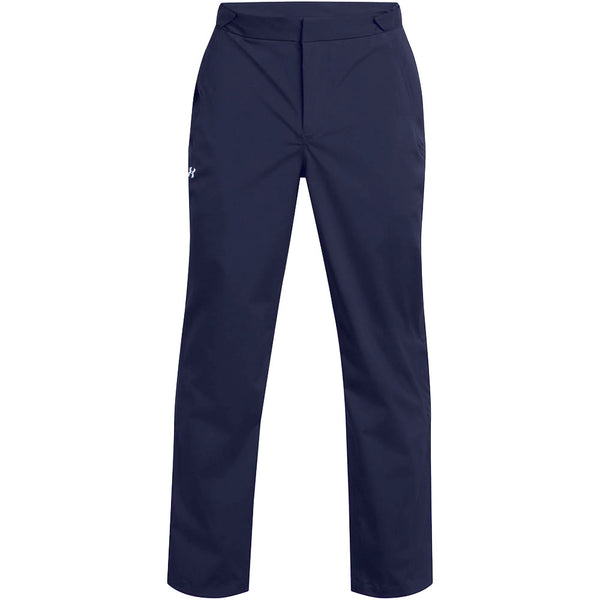 Under Armour Drive Rain Waterproof Trousers - Midnight Navy/Metallic Silver