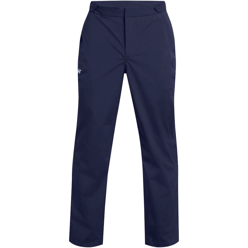 Under Armour Drive Rain Waterproof Trousers - Midnight Navy/Metallic Silver