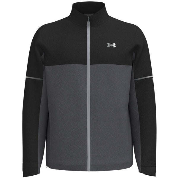 Under Armour Drive Rain Waterproof Jacket - Black/Castlerock/Metallic Silver