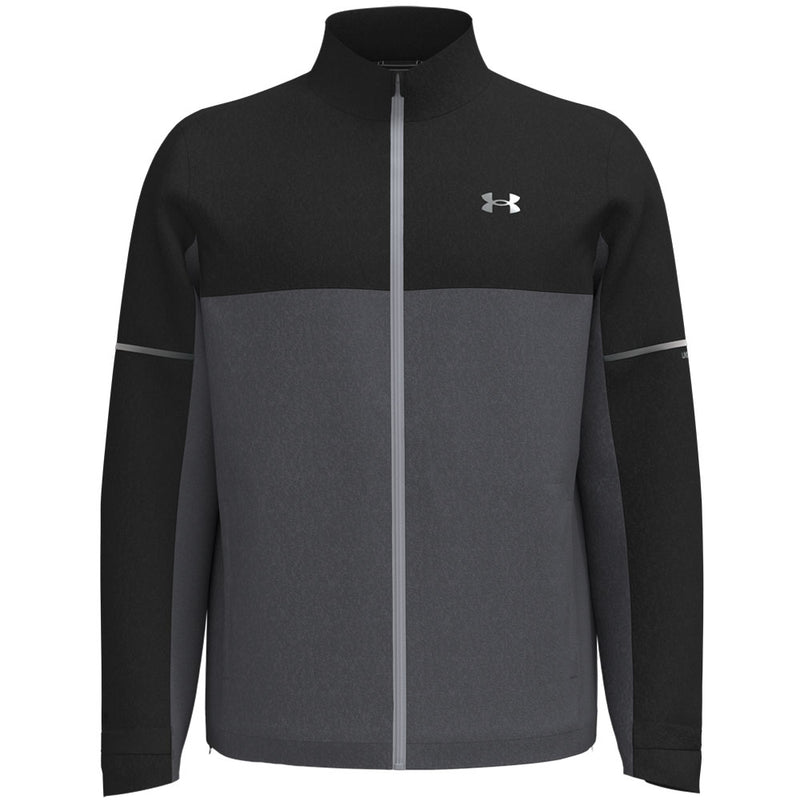 Under Armour Drive Rain Waterproof Jacket - Black/Castlerock/Metallic Silver