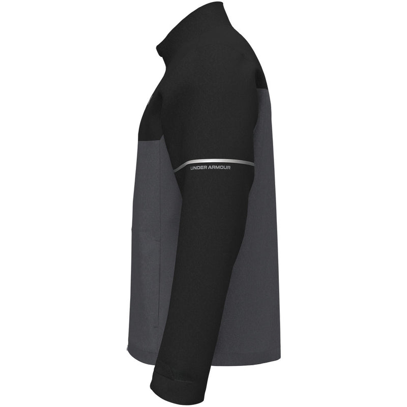 Under Armour Drive Rain Waterproof Jacket - Black/Castlerock/Metallic Silver