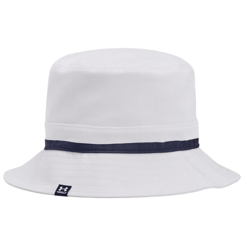 Under Armour Driver Golf Bucket Hat - White/Midnight Navy