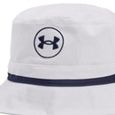 Under Armour Driver Golf Bucket Hat - White/Midnight Navy