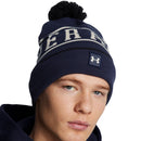 Under Armour Halftime Pom Pom Beanie - Midnight Navy/Summit White