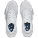 Under Armour Halo Hybrid Waterproof Spikeless Shoes - White/White/Metallic Silver