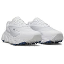 Under Armour Halo Hybrid Waterproof Spikeless Shoes - White/White/Metallic Silver