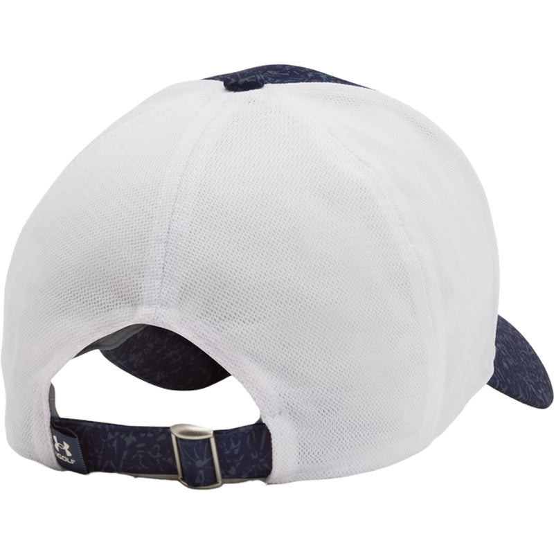 Under Armour Iso-chill Driver Mesh Adjustable Cap - Midnight Navy/White