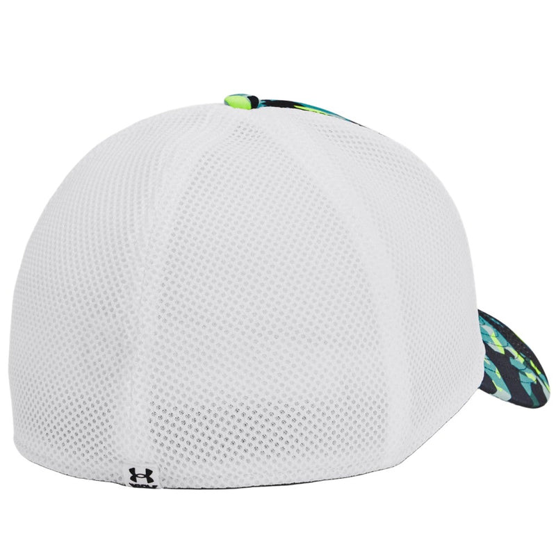 Under Armour Iso-chill Driver Mesh Cap - Black/White/Green